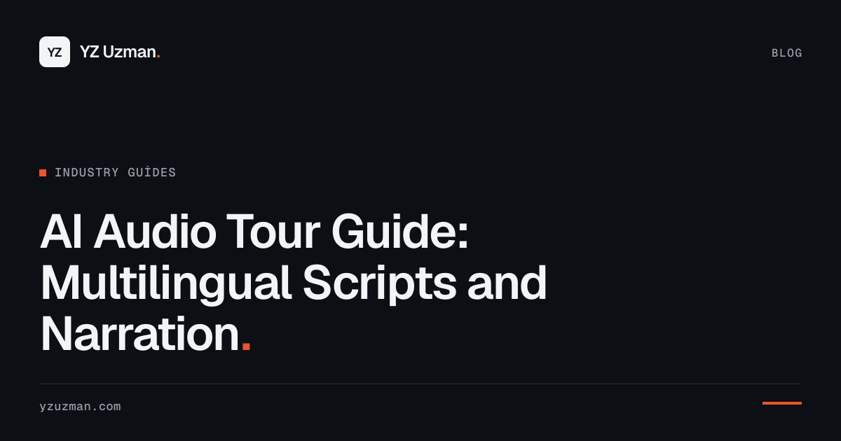 AI Audio Tour Guide: Multilingual Scripts and Narration