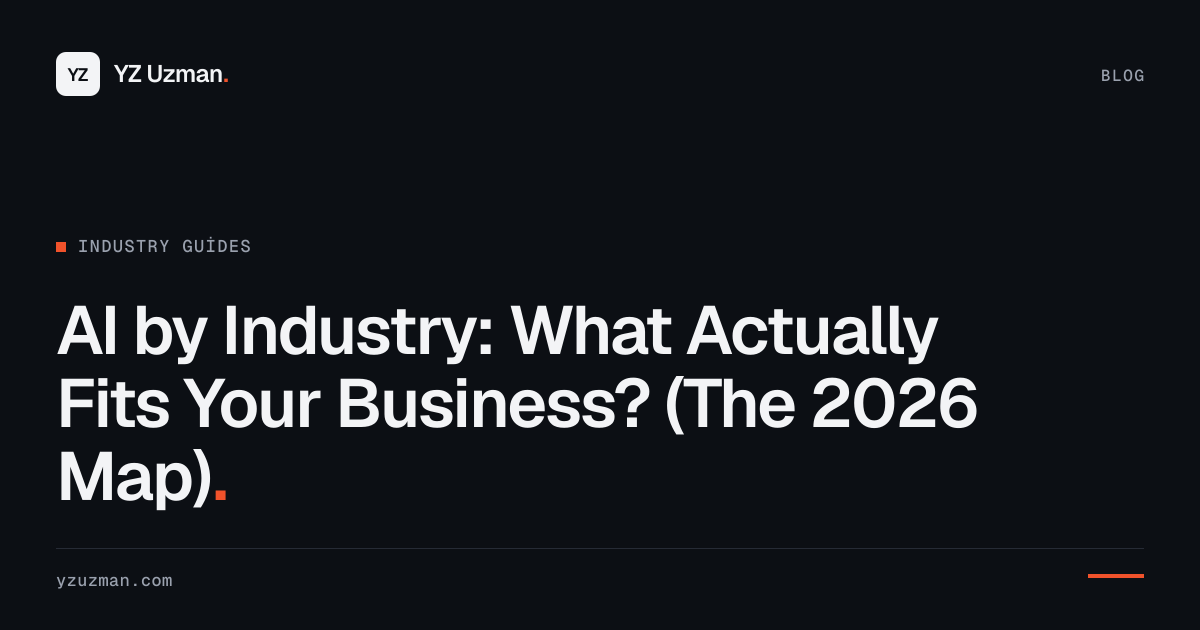 AI by Industry: What Actually Fits Your Business? (The 2026 Map)