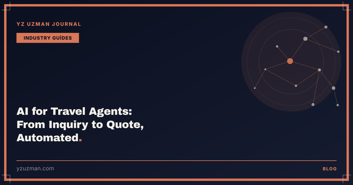 AI for Travel Agents: From Inquiry to Quote, Automated
