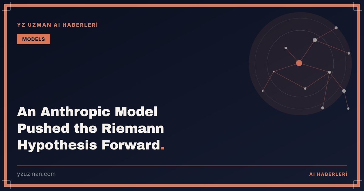 An Anthropic Model Pushed the Riemann Hypothesis Forward