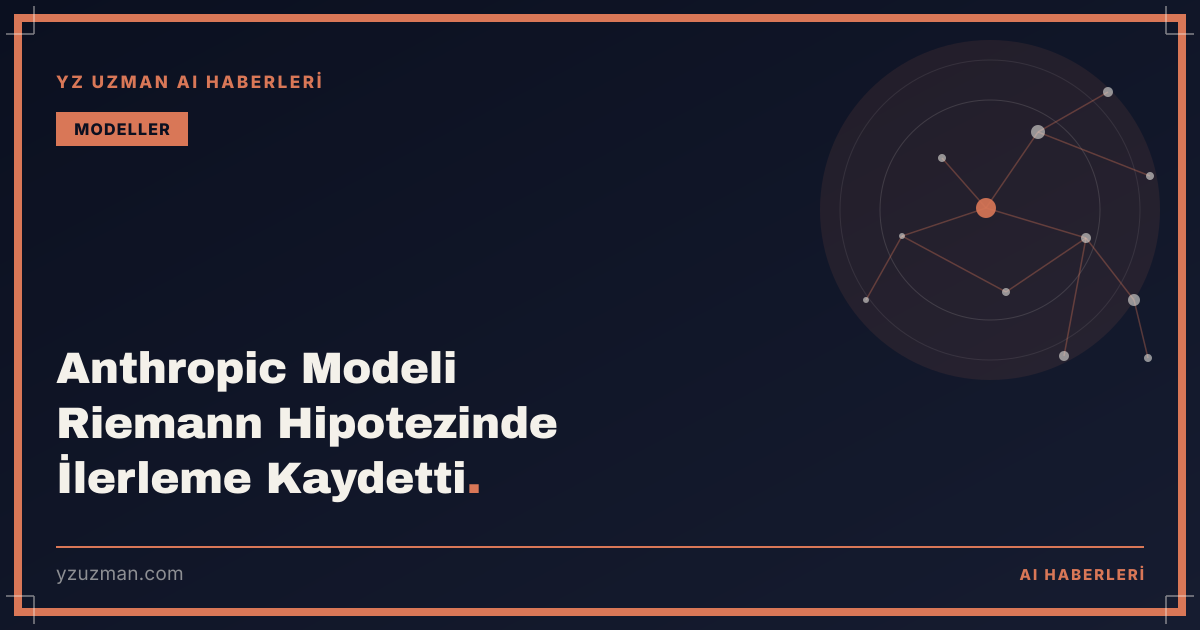 Anthropic Modeli Riemann Hipotezinde İlerleme Kaydetti