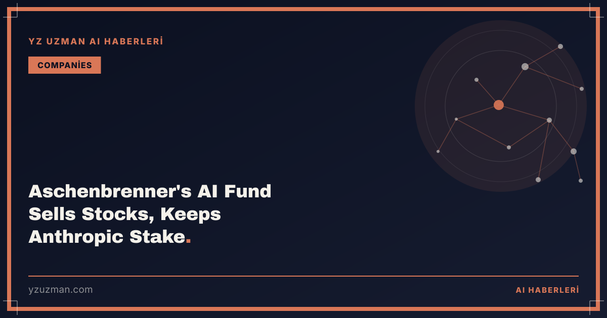 Aschenbrenner's AI Fund Sells Stocks, Keeps Anthropic Stake