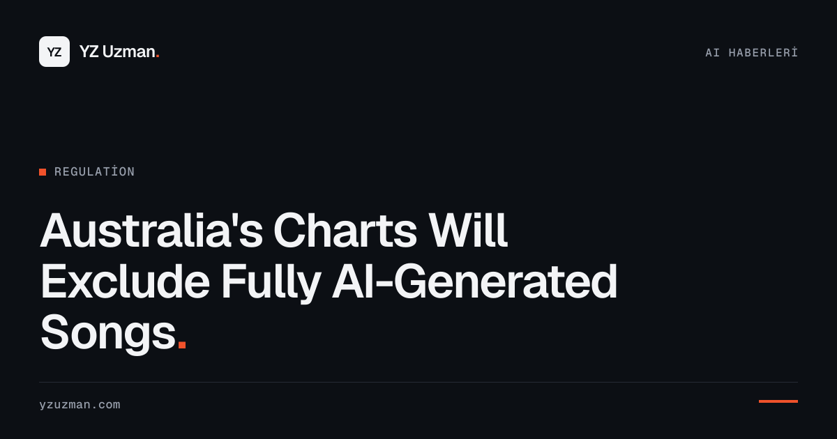 Australia's Charts Will Exclude Fully AI-Generated Songs