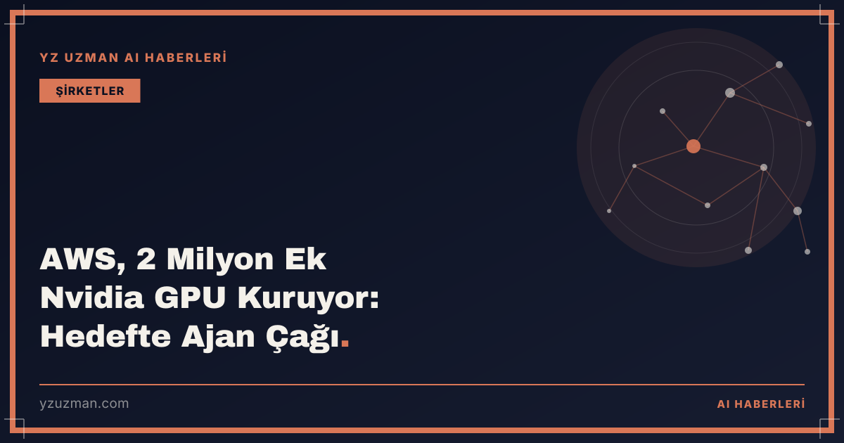 AWS, 2 Milyon Ek Nvidia GPU Kuruyor: Hedefte Ajan Çağı