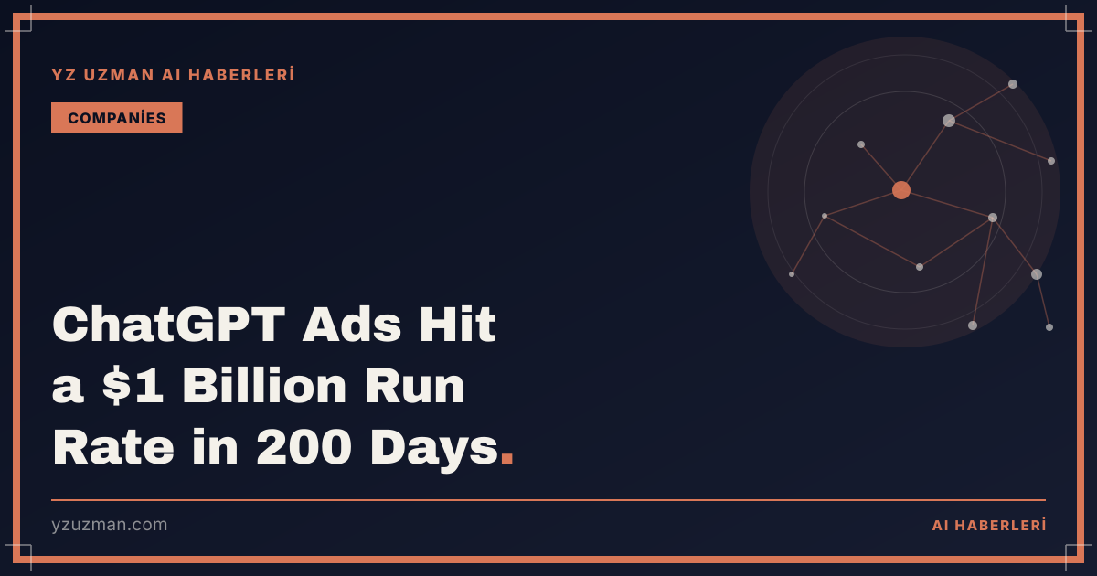 ChatGPT Ads Hit a $1 Billion Run Rate in 200 Days
