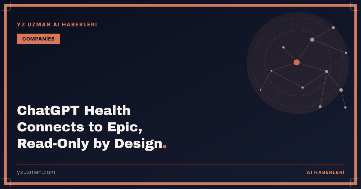 ChatGPT Health Connects to Epic, Read-Only by Design