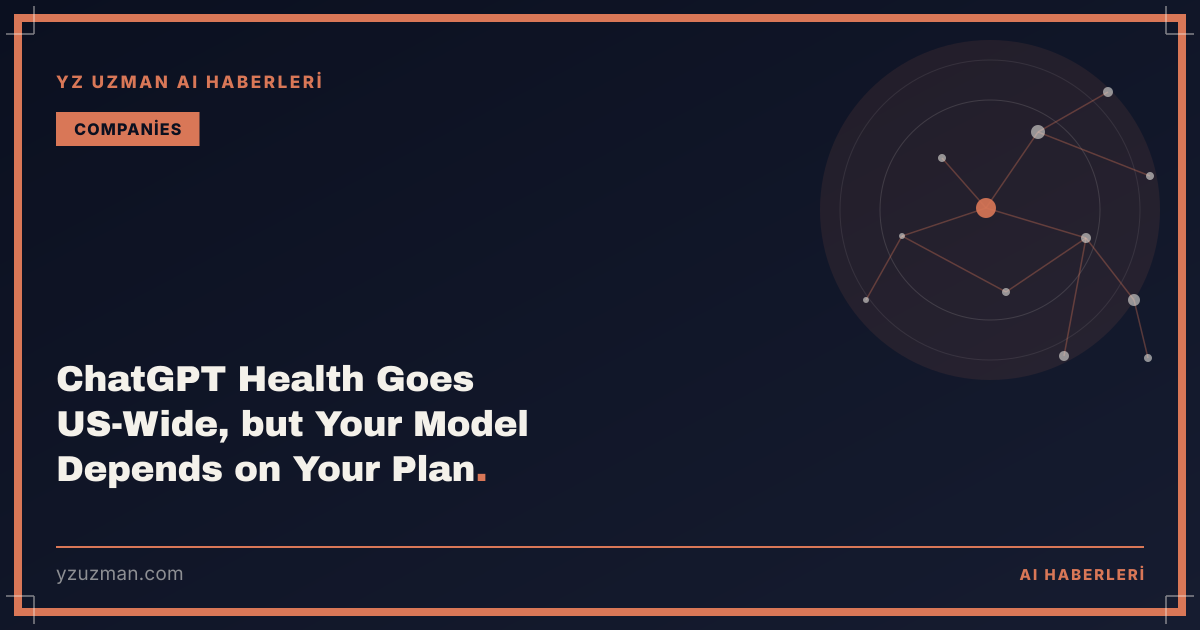 ChatGPT Health Goes US-Wide, but Your Model Depends on Your Plan