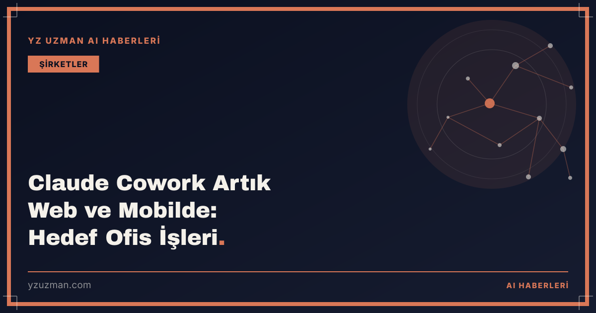 Claude Cowork Artık Web ve Mobilde: Hedef Ofis İşleri