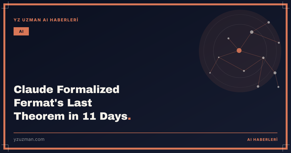Claude Formalized Fermat's Last Theorem in 11 Days