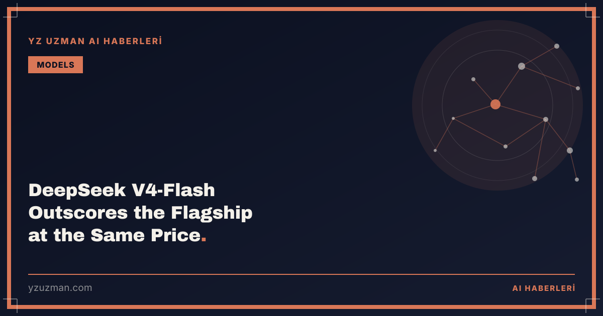 DeepSeek V4-Flash Outscores the Flagship at the Same Price