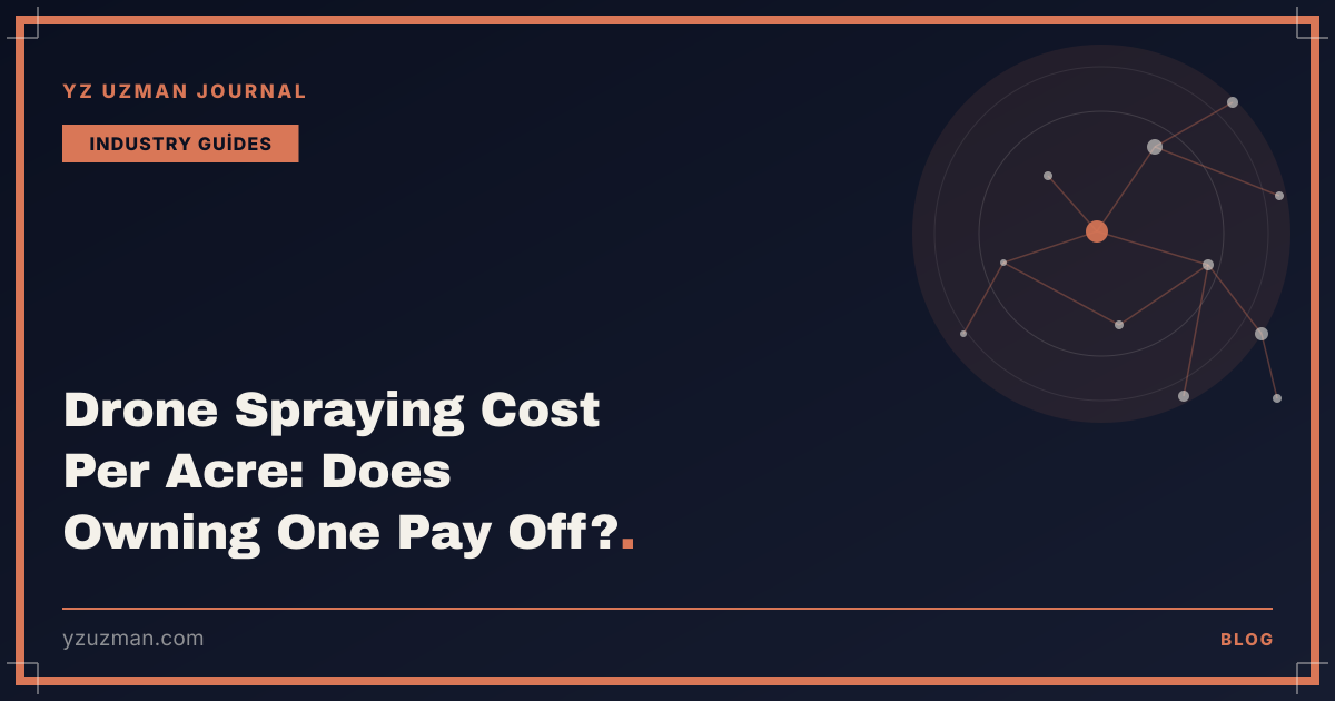 Drone Spraying Cost Per Acre: Does Owning One Pay Off?
