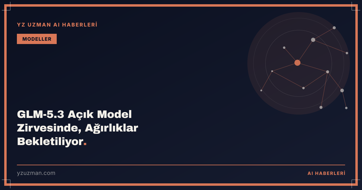GLM-5.3 Açık Model Zirvesinde, Ağırlıklar Bekletiliyor