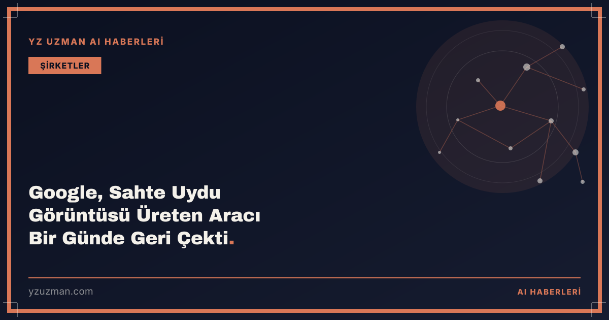Google, Sahte Uydu Görüntüsü Üreten Aracı Bir Günde Geri Çekti