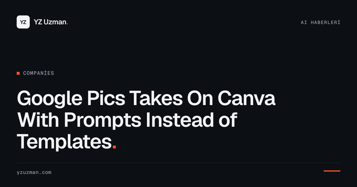 Google Pics Takes On Canva With Prompts Instead of Templates