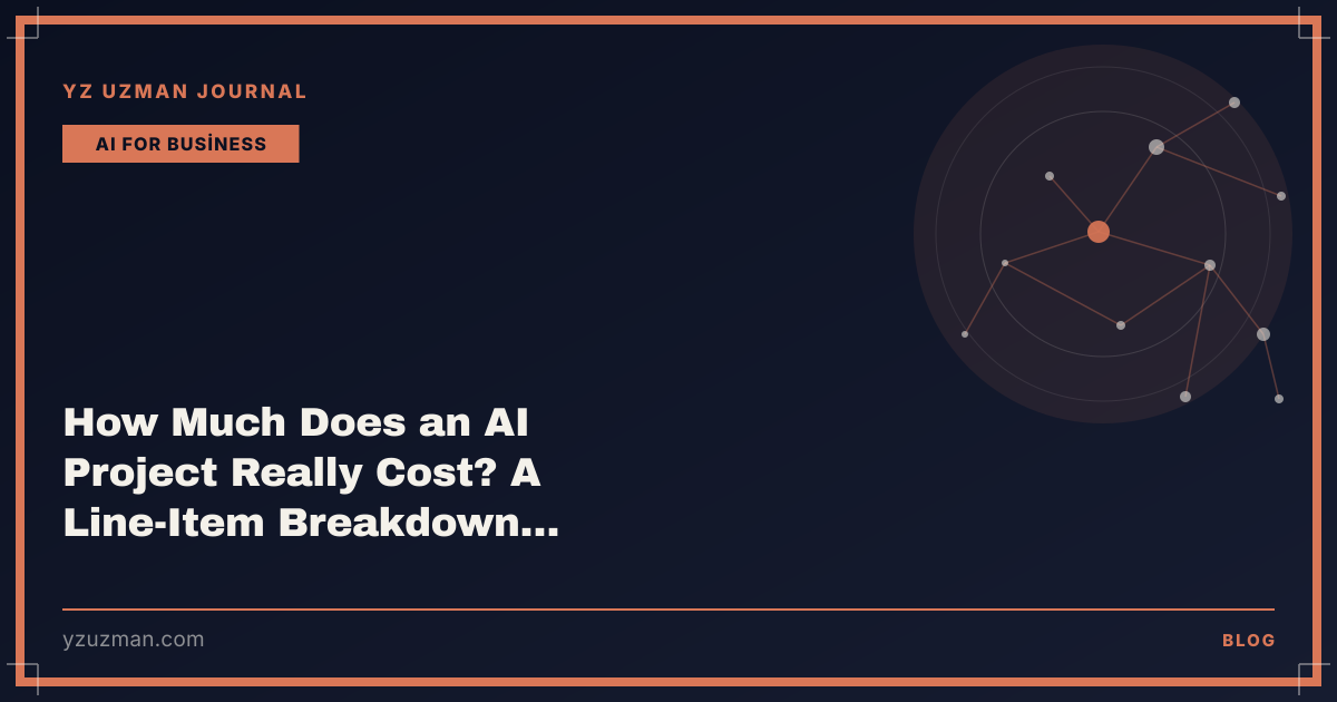 How Much Does an AI Project Really Cost? A Line-Item Breakdown (2026)