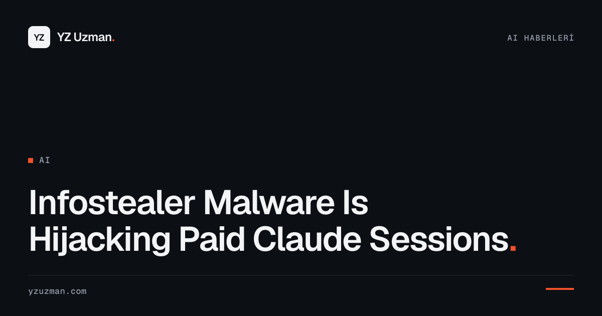 Infostealer Malware Is Hijacking Paid Claude Sessions