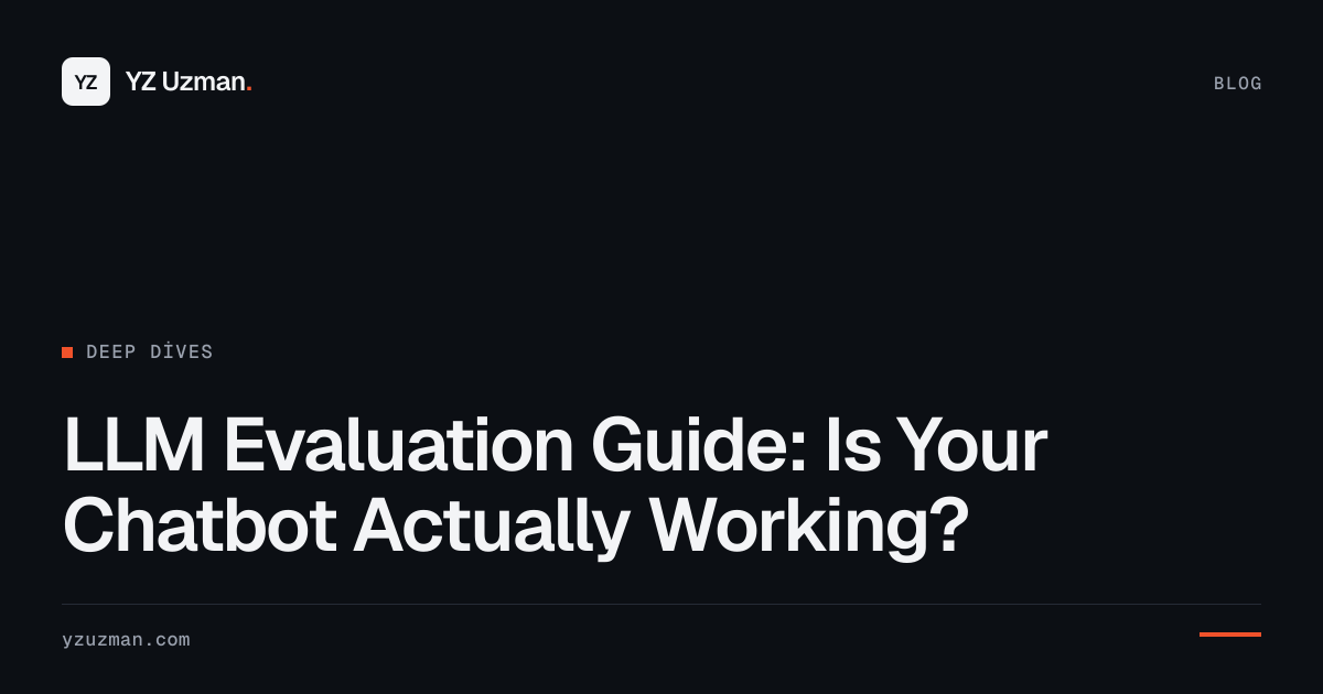 LLM Evaluation Guide: Is Your Chatbot Actually Working?