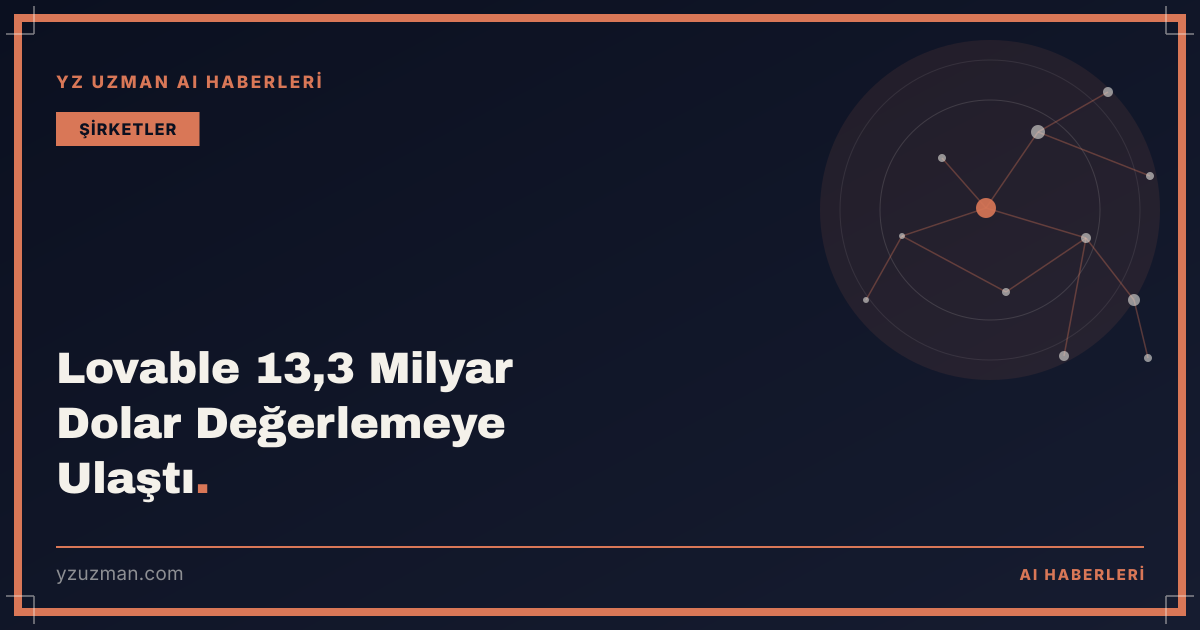 Lovable 13,3 Milyar Dolar Değerlemeye Ulaştı