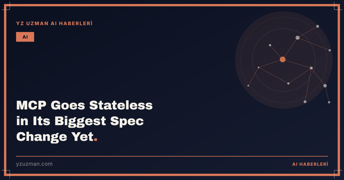 MCP Goes Stateless in Its Biggest Spec Change Yet