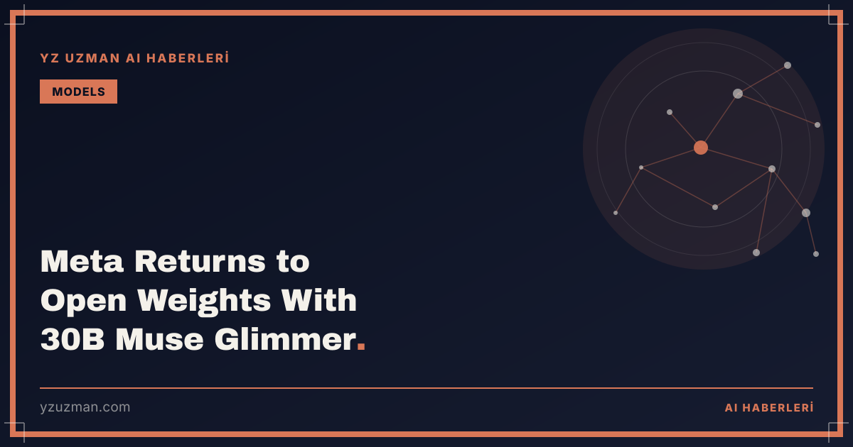 Meta Returns to Open Weights With 30B Muse Glimmer