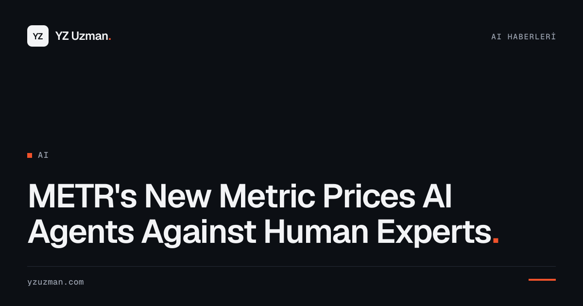 METR's New Metric Prices AI Agents Against Human Experts