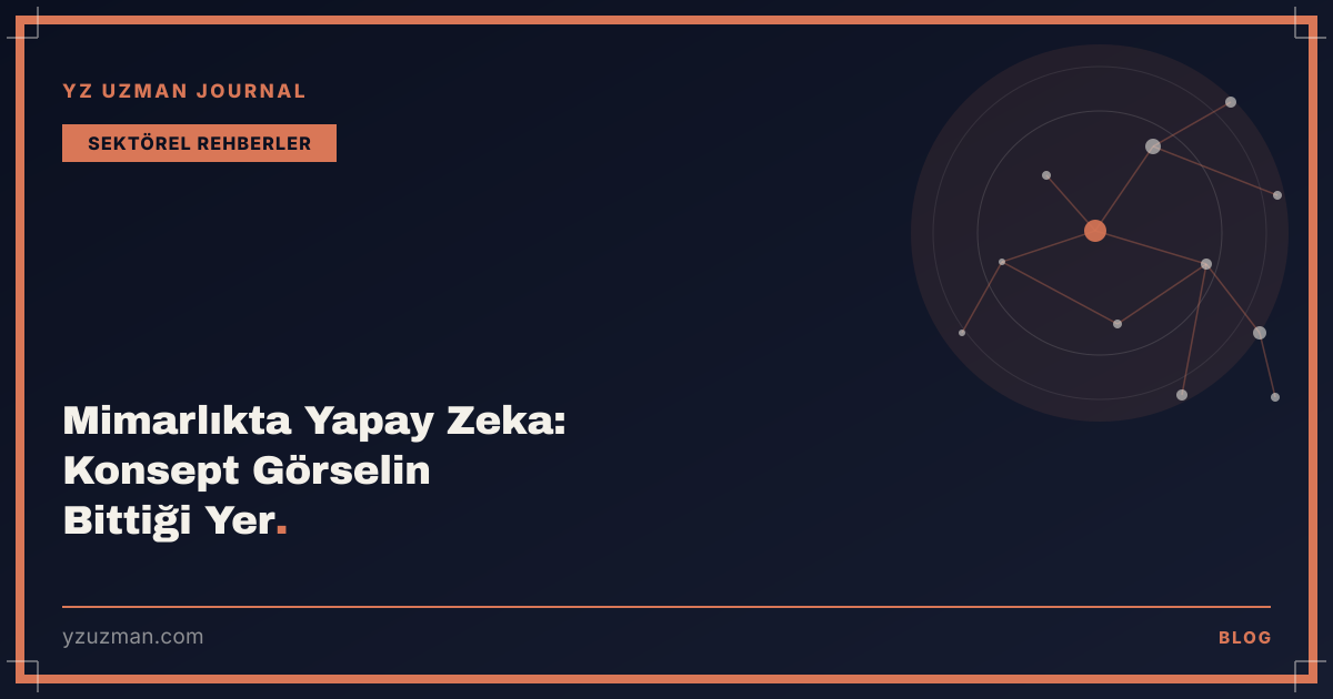 Mimarlıkta Yapay Zeka: Konsept Görselin Bittiği Yer