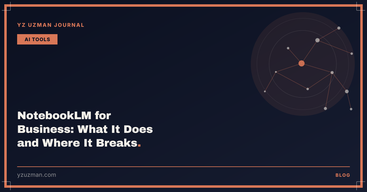 NotebookLM for Business: What It Does and Where It Breaks