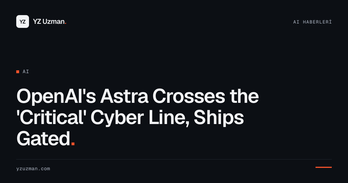 OpenAI's Astra Crosses the 'Critical' Cyber Line, Ships Gated
