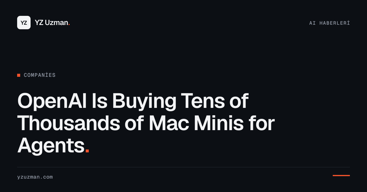OpenAI Is Buying Tens of Thousands of Mac Minis for Agents