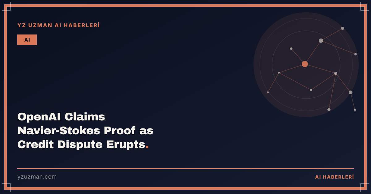 OpenAI Claims Navier-Stokes Proof as Credit Dispute Erupts