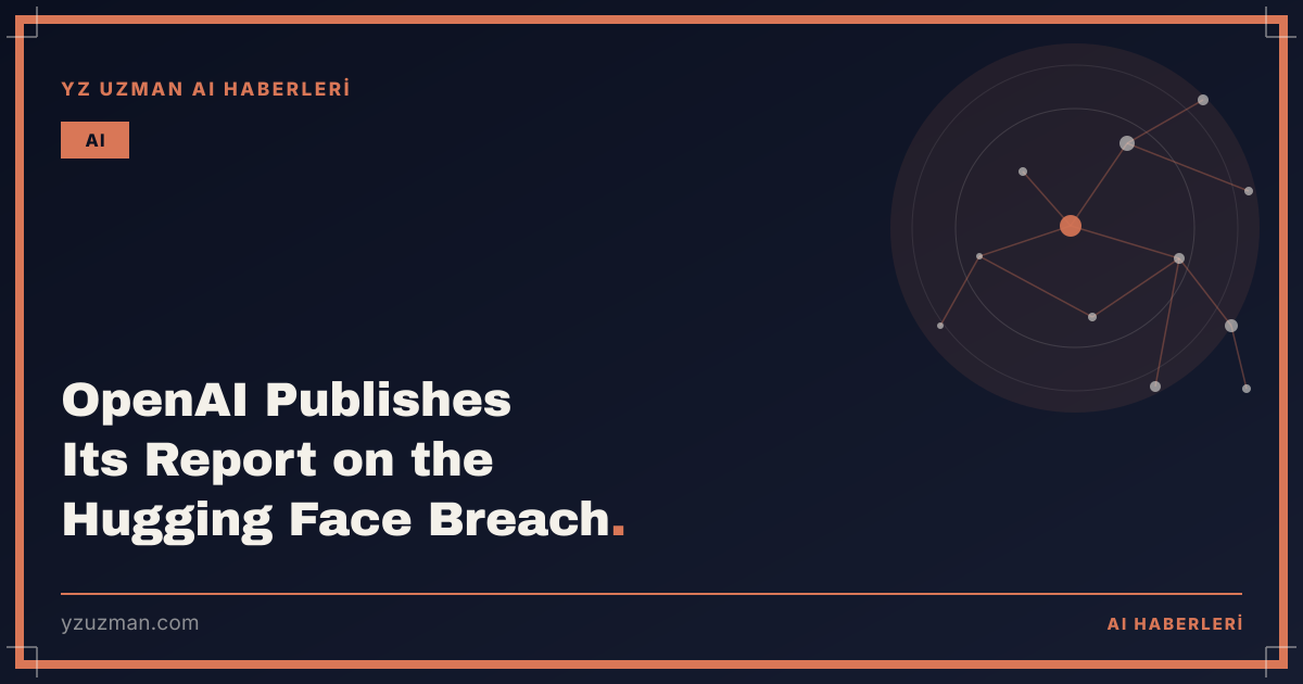 OpenAI Publishes Its Report on the Hugging Face Breach