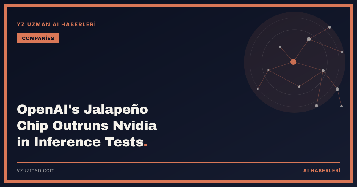 OpenAI's Jalapeño Chip Outruns Nvidia in Inference Tests