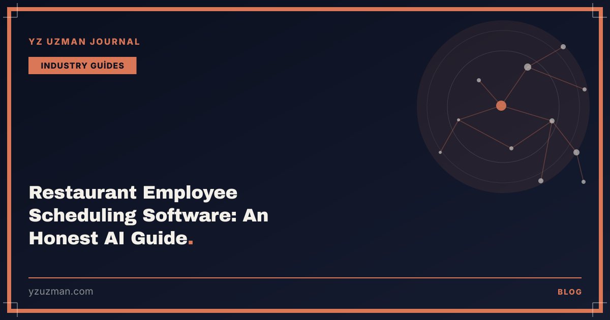 Restaurant Employee Scheduling Software: An Honest AI Guide