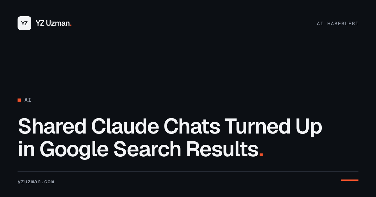 Shared Claude Chats Turned Up in Google Search Results