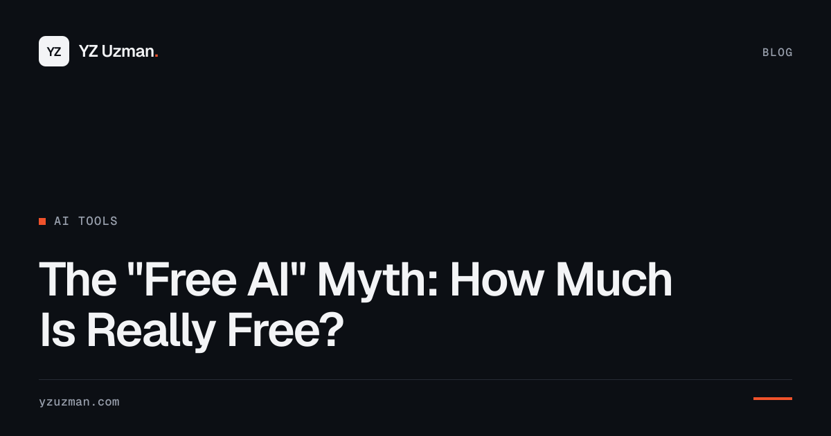 The "Free AI" Myth: How Much Is Really Free?