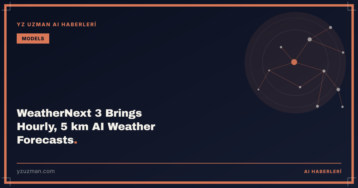 WeatherNext 3 Brings Hourly, 5 km AI Weather Forecasts