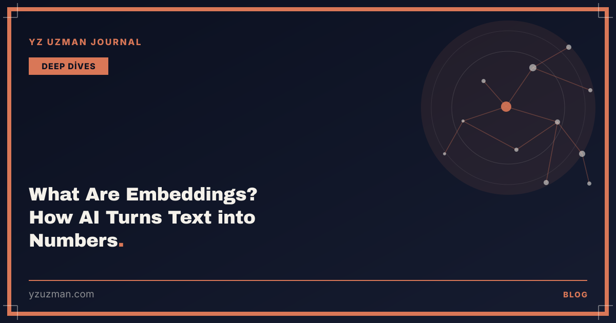 What Are Embeddings? How AI Turns Text into Numbers