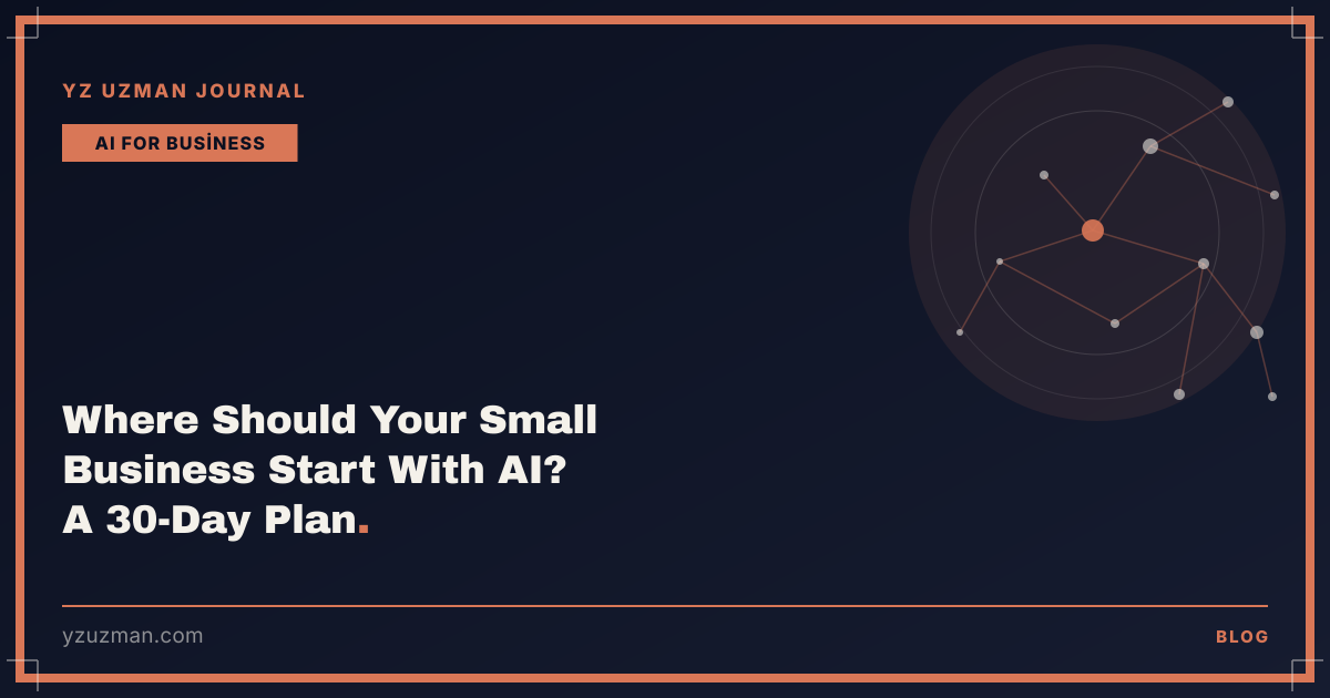 Where Should Your Small Business Start With AI? A 30-Day Plan