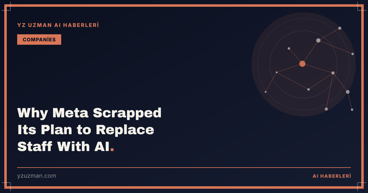 Why Meta Scrapped Its Plan to Replace Staff With AI