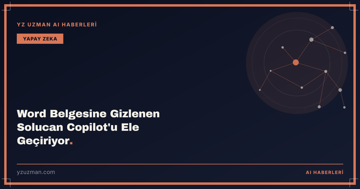 Word Belgesine Gizlenen Solucan Copilot'u Ele Geçiriyor