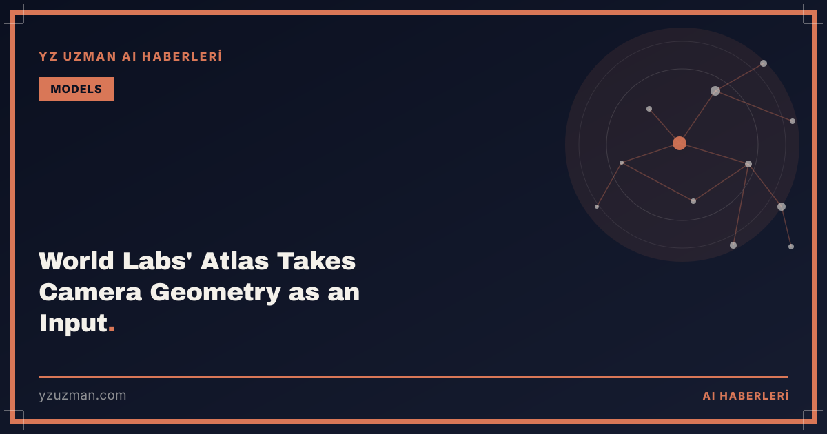 World Labs' Atlas Takes Camera Geometry as an Input