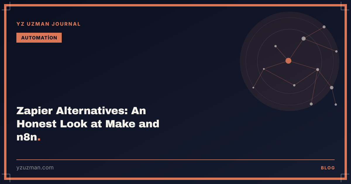 Zapier Alternatives: An Honest Look at Make and n8n