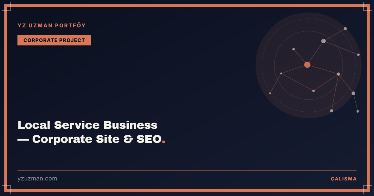 Local Service Business: Corporate Site & SEO