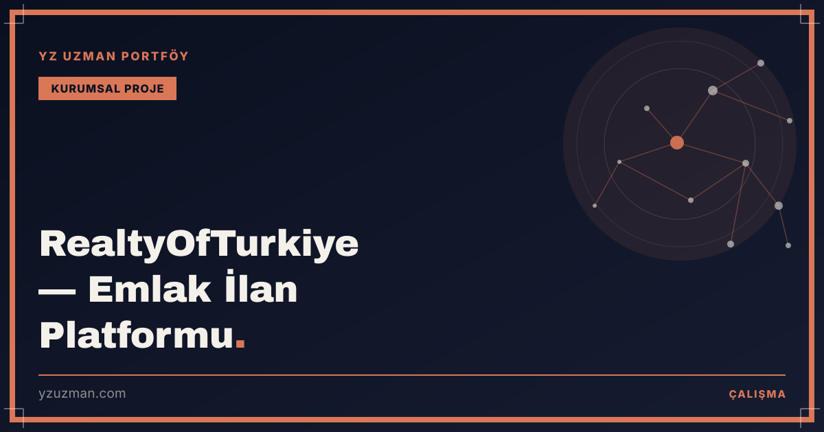 RealtyOfTurkiye: Emlak İlan Platformu